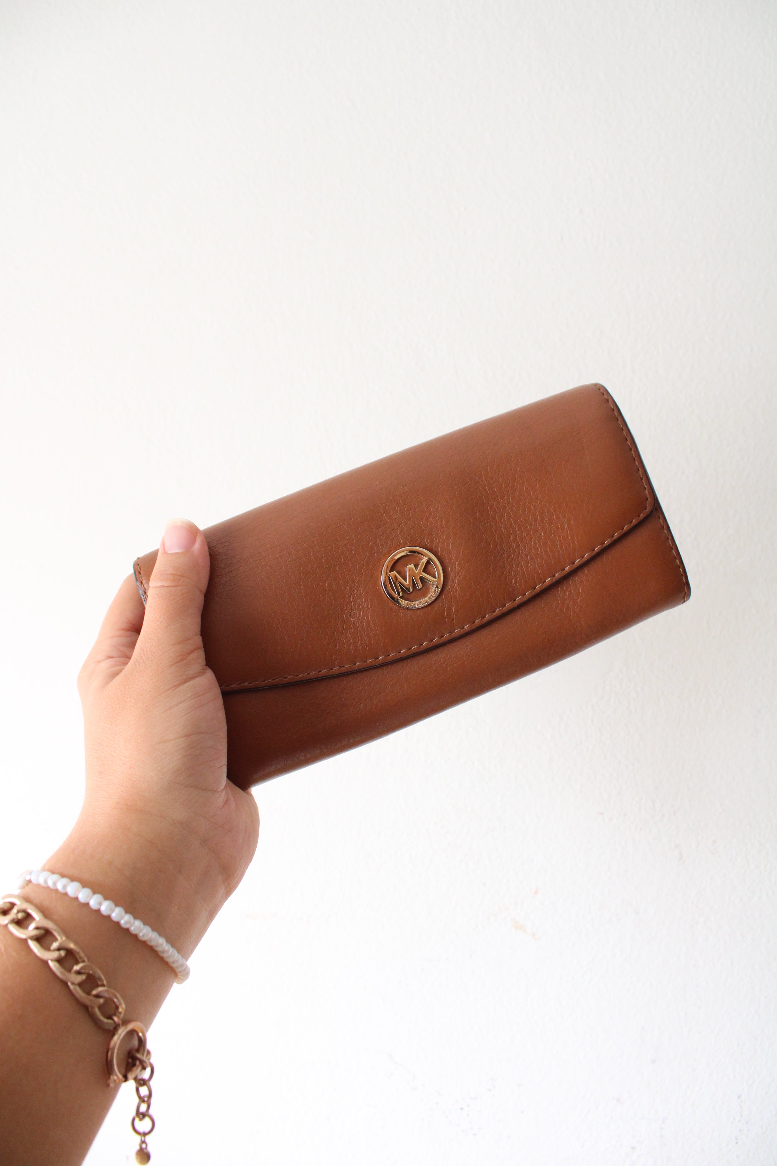 Michael Kors Brown Leather Wallet