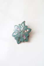 Abalone & Sterling Silver Medallion Pin/Pendant