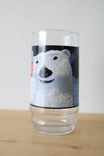 Coca Cola "Always Cool" Polar Bear Collectible Drinking Glass