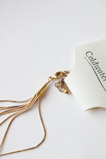 NEW Coldwater Creek Liquid Gold Chain Heart Pendant Necklace