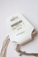 NEW Coldwater Creek Sterling Liquid Silver Heart Pendant Necklace