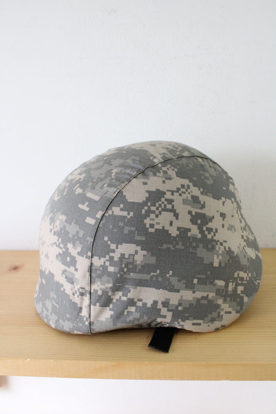 Military-Style Digital Camo Helmet (Costume/Airsoft)