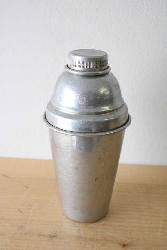Vintage Metal Cocktail Shaker