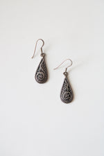 Paisley Sterling Silver Dangle Earrings