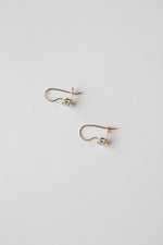 10K Yellow Gold Heart Earrings
