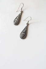 Paisley Sterling Silver Dangle Earrings
