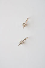 10K Yellow Gold Heart Earrings