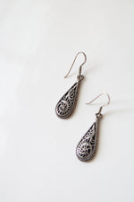 Paisley Sterling Silver Dangle Earrings