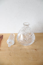 Etched Crystal Decanter & Glass Set