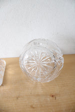 Etched Crystal Decanter & Glass Set