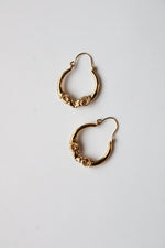 Ram's Head 14K GF Hoop Earrings