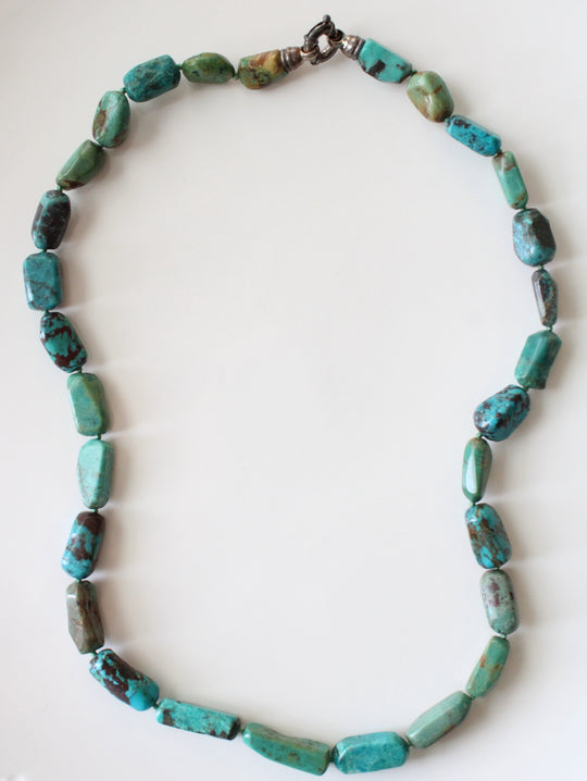 Turquoise Chunky Beaded Necklace