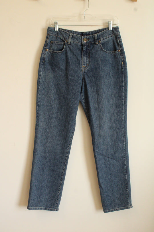 Bandolino Medium Wash Straight Leg Jeans | 10