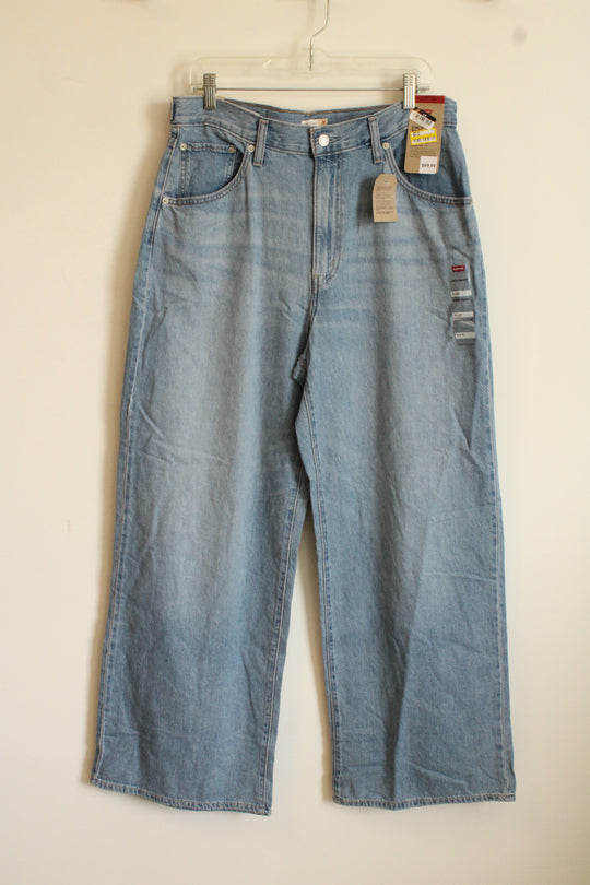 NEW Levi's Cinch Baggy Cotton Light Wash Jeans | 12