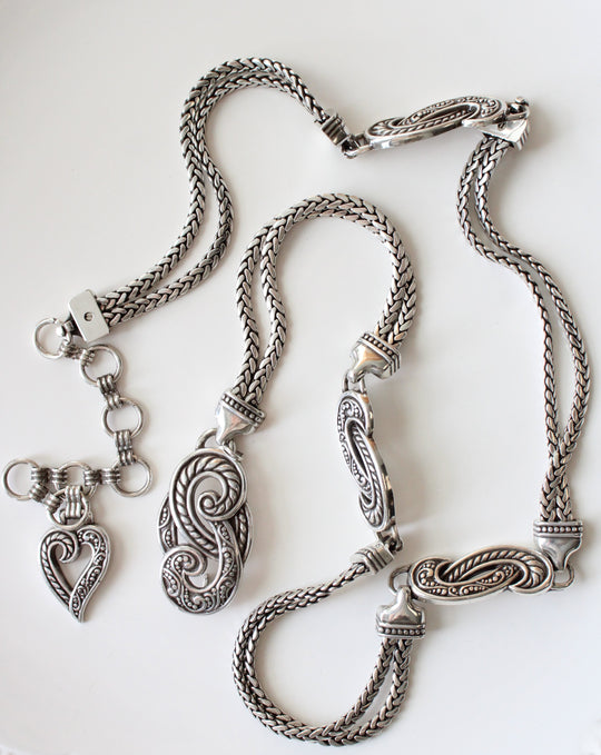 Brighton Y2K Style Bali Hai Silver Waist Belt