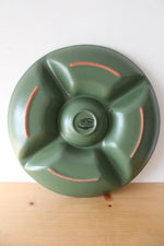 Casa Verde Terra Cotta Tableware Green Divided Platter