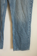 NEW Reformation High-rise Wide Leg Medium Wash Jeans | 10