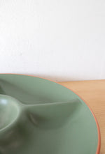 Casa Verde Terra Cotta Tableware Green Divided Platter