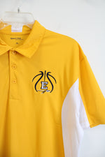 Sport-Tek By Port Authority Yellow & White Polo Shirt | XL