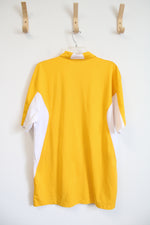 Sport-Tek By Port Authority Yellow & White Polo Shirt | XL