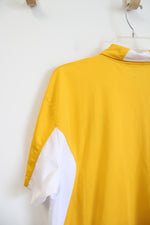 Sport-Tek By Port Authority Yellow & White Polo Shirt | XL