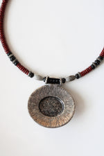 Premier Designs "Red Spice" Boho Collar Pendant Necklace