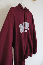 Gildan Heavy Blend Manheim Central Baron Maroon Hoodie | L