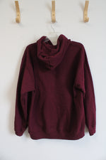 Gildan Heavy Blend Manheim Central Baron Maroon Hoodie | L