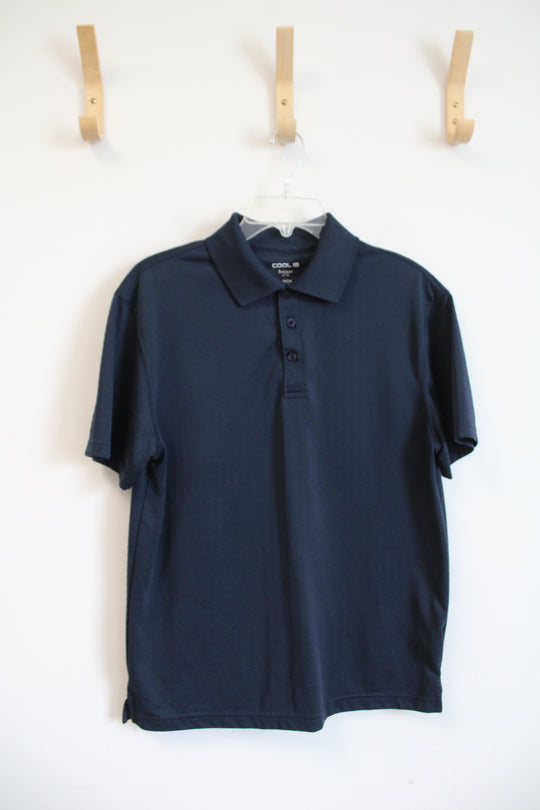 Haggar Cool 18 Navy Polo Shirt | S