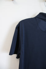 Haggar Cool 18 Navy Polo Shirt | S