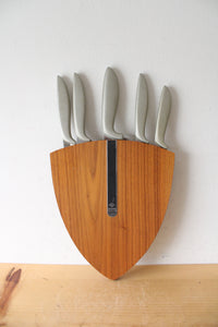 Gerber Legendary Blades & Wooden Shield Holder 5-Knife Set