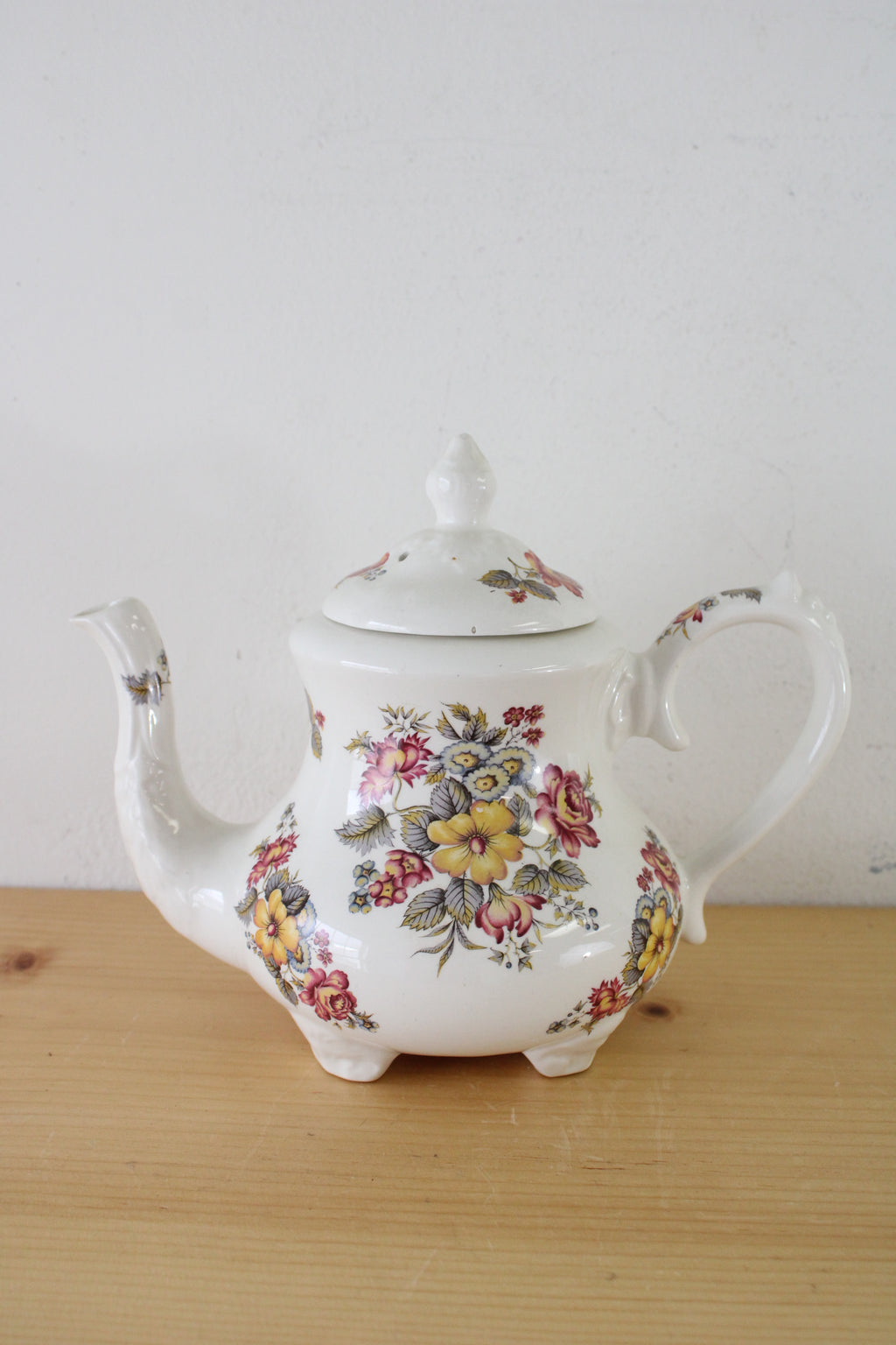 Arthur Wood England Footed Teapot