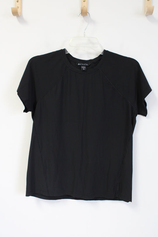 Athleta Black Stretch Top | XS