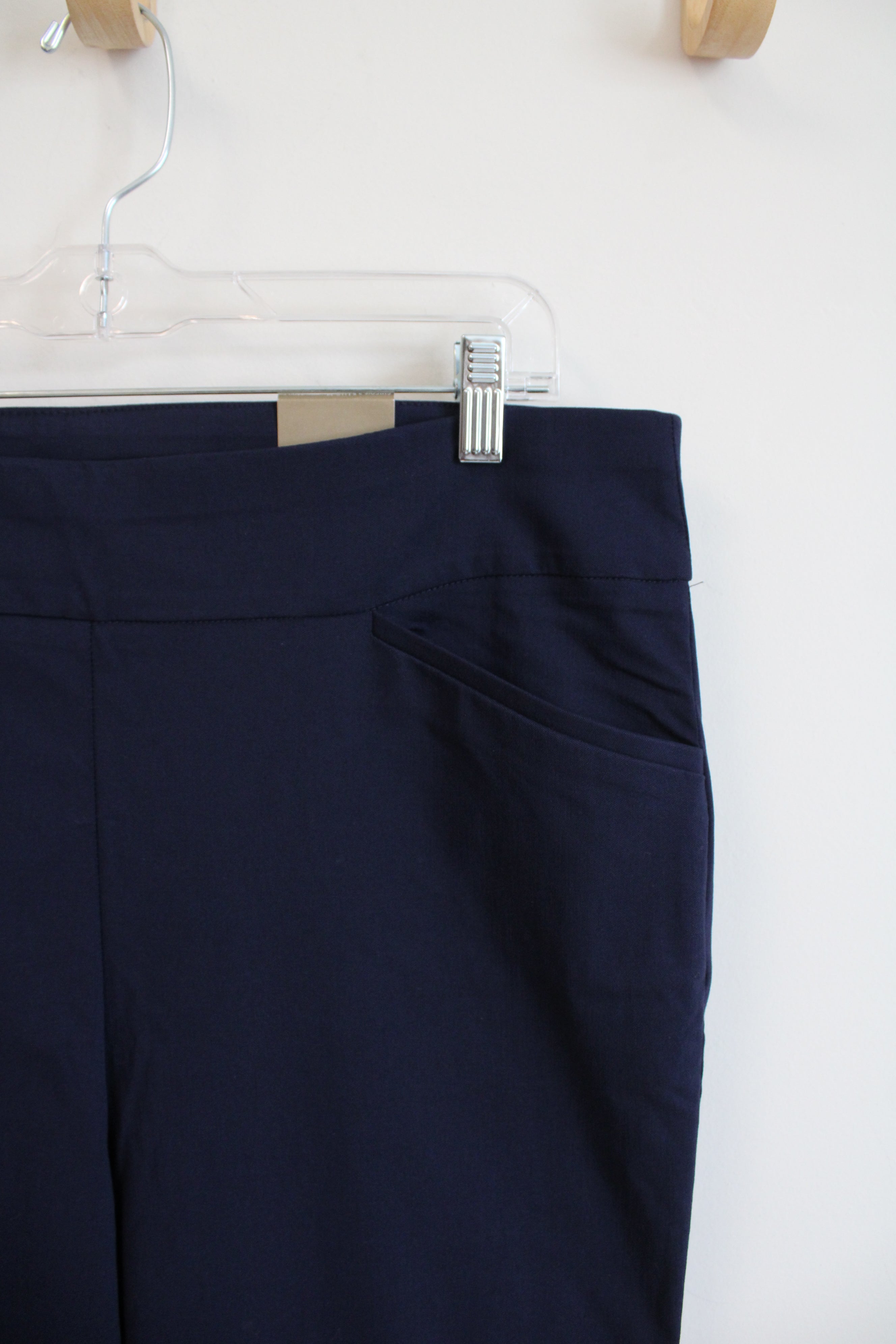 NEW Chico's Perfect Stretch Josie Slim Ankle Navy Pants | 2.5 (14)