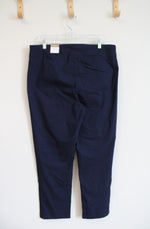 NEW Chico's Perfect Stretch Josie Slim Ankle Navy Pants | 2.5 (14)
