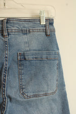Oat New York Front Flat Pocket Flare Medium Wash Jeans | 2