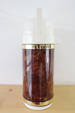 Vintage Kraftware Red Travel Double Dispenser Thermos