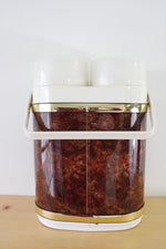 Vintage Kraftware Red Travel Double Dispenser Thermos