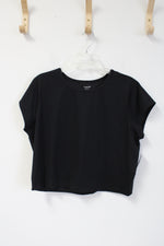 NEW Old Navy Active Powersoft Black Crop Tee | XL Tall