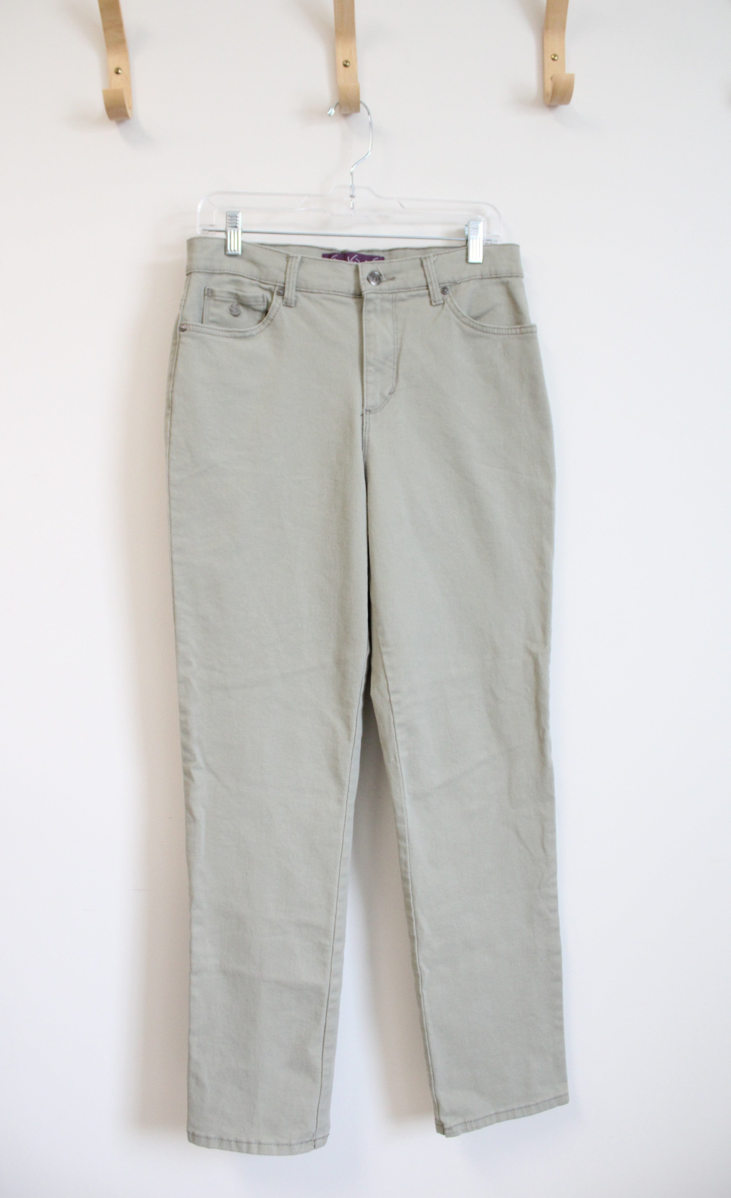 Gloria Vanderbilt Light Green Amanda Jeans | 8