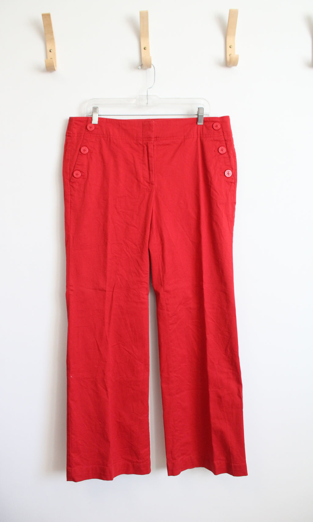 LOFT Red Marisa Trousers | 12