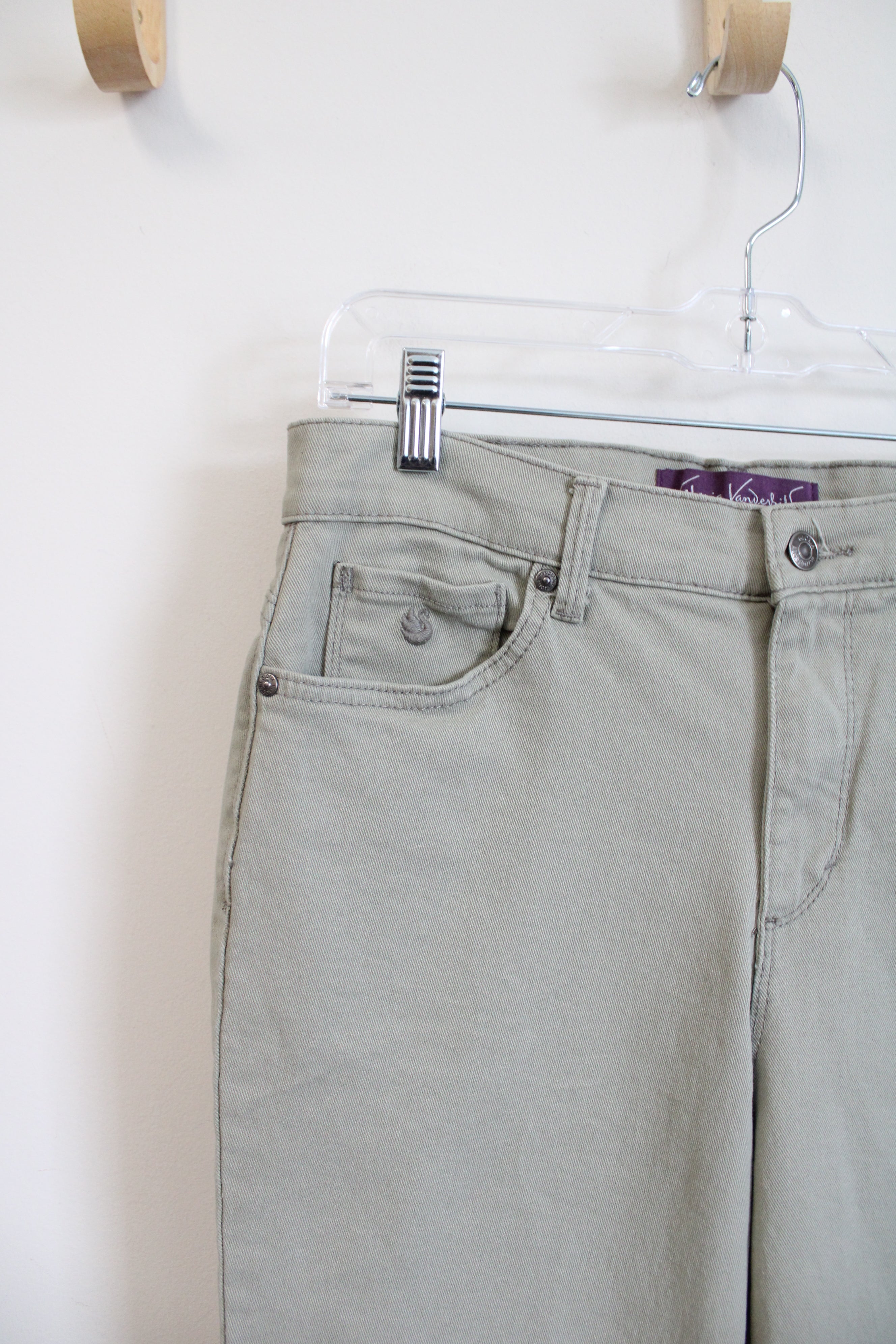 Gloria Vanderbilt Light Green Amanda Jeans | 8