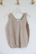 NEW LOFT Tan Knit Tank Top | XXS Petite