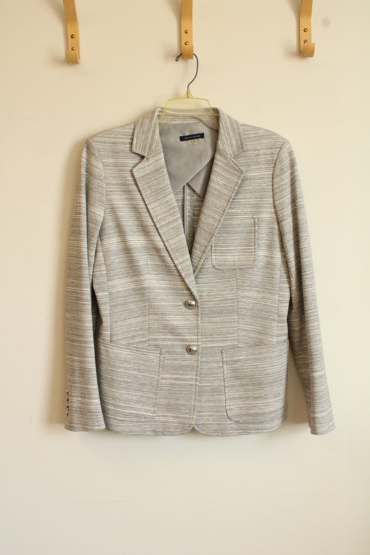 Tommy Hilfiger Heather Gray Heavyweight Stretch Blazer | 10