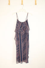 NEW BCBGMAXAZRIA Aztec Print Ruffle Dress | L