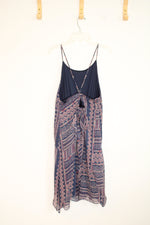 NEW BCBGMAXAZRIA Aztec Print Ruffle Dress | L