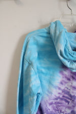 Tipsy Purple Blue Tie-Dyed Kings Dominion Hoodie | M