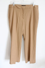 NEW Talbots Camel Brown Curvy Trouser Pant | 14 Petite