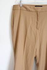 NEW Talbots Camel Brown Curvy Trouser Pant | 14 Petite