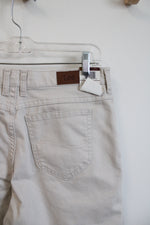 NEW Lee Relaxed Fit Beige Capri Pants | 10